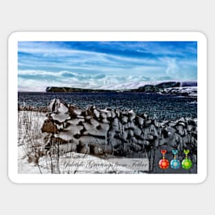 Yuletide Greetings from Fetlar Sticker